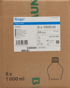 RINGER B. Braun Spül Lös 1000ml EcoEcotainer 6 Stk