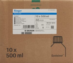 RINGER B. Braun Spül Lös 500ml EcoEcotainer 10 Stk