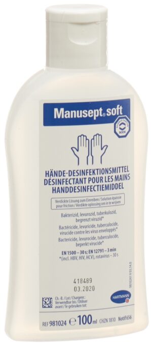 MANUSEPT soft Händedesinfektion          Fl 100 ml