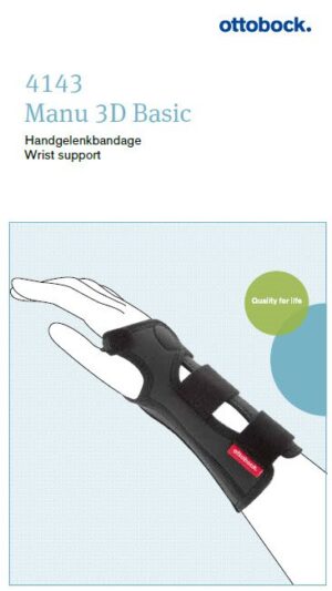MANU 3D BASIC L links schwarz