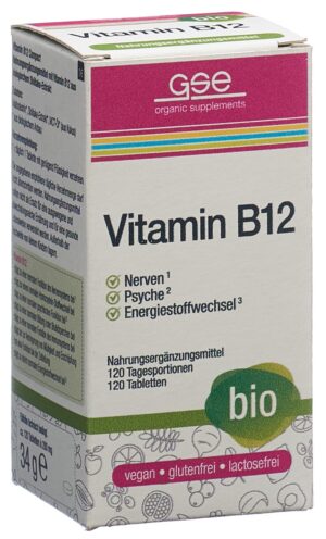 GSE Vitamin B12 Compact Tabl Bio      Glas 120 Stk