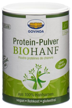 GOVINDA Proteinpulver Hanf Bio            Ds 400 g