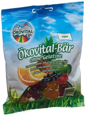 OeKOVITAL Gummibaerchen ohne Gelatine 80 g