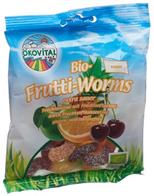 OKOVITAL Frutti-Worms ohne Gelatine           80 g