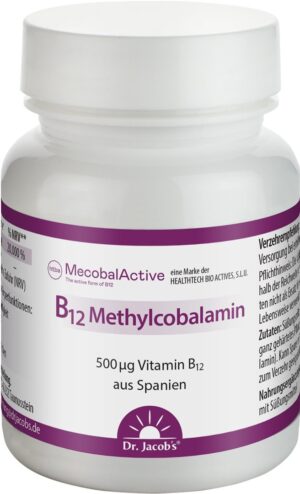 DR. JACOB'S B12 Methylcobalamin LutschtabDs 60 Stk