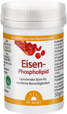 DR. JACOB'S Eisen-Phospholipid Plv Mango veDs 50 g