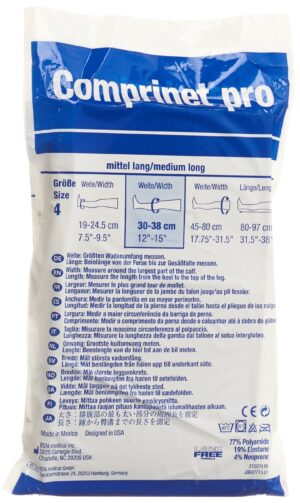 COMPRINET PRO Thrombo A-G Gr4 lang weiss    1 Paar