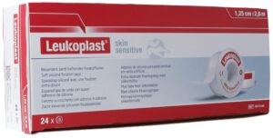 LEUKOPLAST skin sens Sil 1.25cmx2.6m 24 Stk