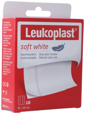 LEUKOPLAST soft white 8x10cm                10 Stk