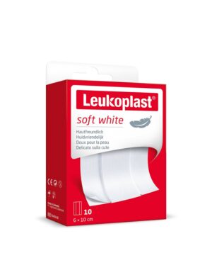 LEUKOPLAST soft white 6x10cm                10 Stk
