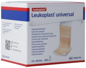 LEUKOPLAST Universal Injektionspfl 19x40mm 100 Stk