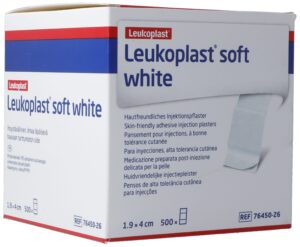 LEUKOPLAST soft white Injektionspf 1.9x4cm 500 Stk