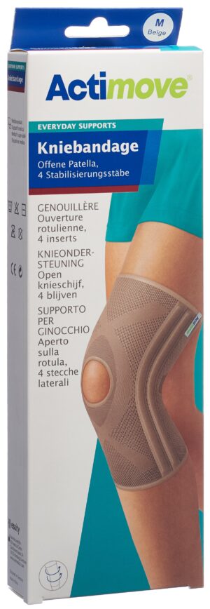 ACTIMOVE Everyday Support Kniebandage M off Patel