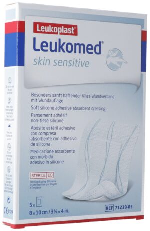 LEUKOMED skin sensitive 8x10cm               5 Stk
