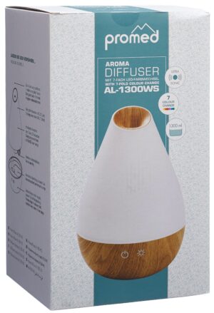PROMED Aroma Diffusor AL 1300 WS LED Farbwechs