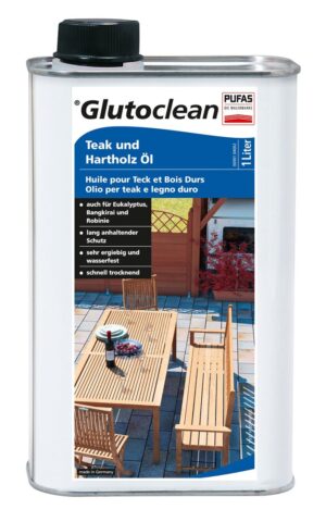 GLUTOCLEAN Teak und Hartholz Oel Fl 1 lt