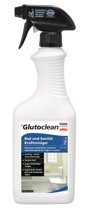 GLUTOCLEAN Bad+Sanitaer Kraftreiniger 750 ml