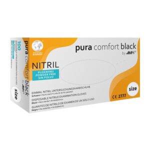 AMPRI Nitril HS Pura Comf L schwarz    Box 100 Stk