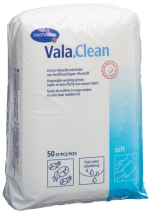 VALACLEAN Soft Ein Waschhandsch 15.5x22.5cm 50 Stk