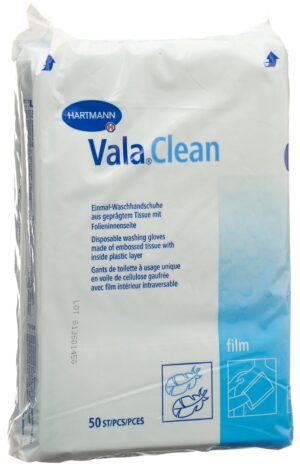 VALACLEAN Film Einmal Waschhandschuh        50 Stk
