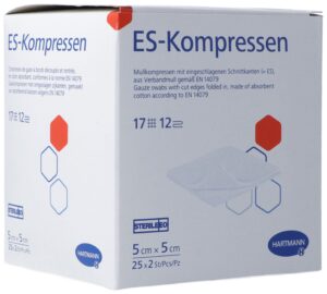 HARTMANN ES-Kompr T17 5x5cm 12f st        25 2 Stk