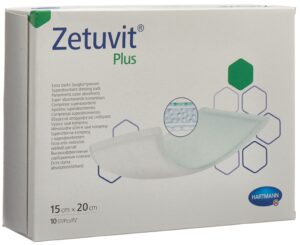 ZETUVIT Plus Absorptionsverband 15x20cm     10 Stk