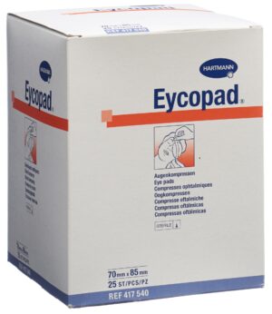 EYCOPAD Augenkompressen 70x85mm steril      25 Stk