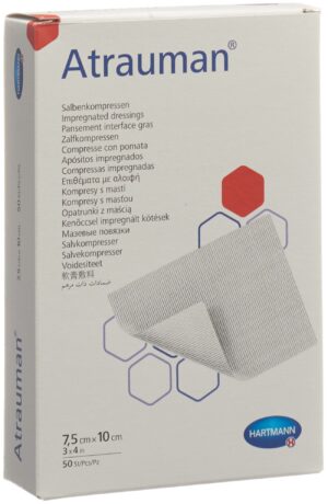 ATRAUMAN Salbenkompressen 7.5x10cm steril   50 Stk
