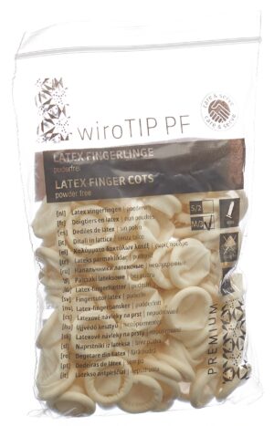 GRIBI Fingerlinge Latex M puderfr unst Btl 100 Stk