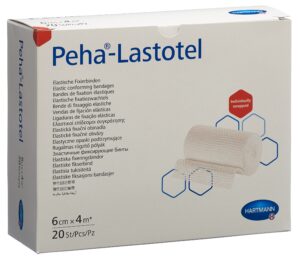 PEHA-LASTOTEL Fixierbinden 6cmx4m           20 Stk
