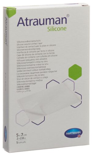 ATRAUMAN Silicone 5x7cm steril               5 Stk