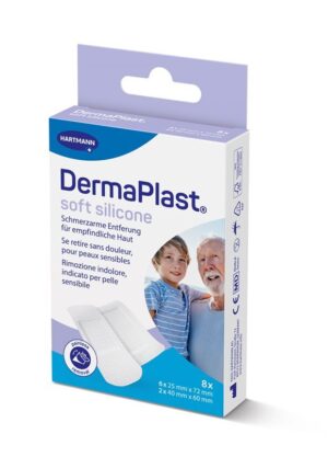 DERMAPLAST Soft Silicone Strips              8 Stk