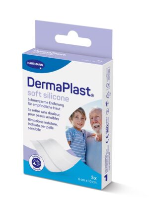 DERMAPLAST Soft Silicone 6x10cm              5 Stk