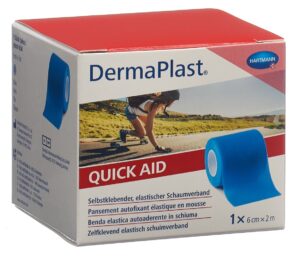 DERMAPLAST QuickAid 6cmx2m blau