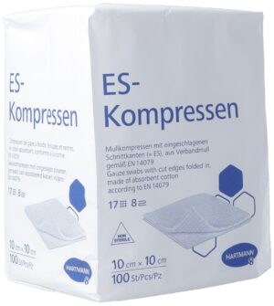 HARTMANN ES-Kompresse 10x10cm 8f unst      100 Stk