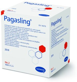PAGASLING Schlinggazetupfer Gr2 1000 Stk