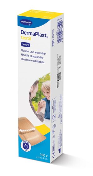 DERMAPLAST Textil Centro 3x4cm beige       100 Stk