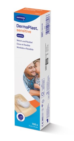 DERMAPLAST Sens Cent Strips 3x4cm bei 100 Stk