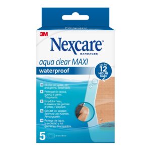 3M NEXCARE Aqua Clear Maxi waterpr 59x88mm   5 Stk