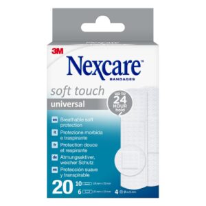 3M NEXCARE Pflaster Soft Touch 3 Gröss ass  20 Stk
