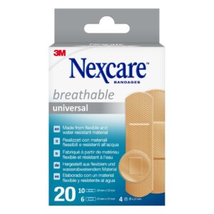 3M NEXCARE Breathable univer Pflast 3 Groess 20 Stk