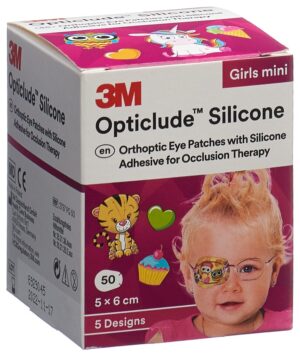 3M OPTICLUDE Sil Augenv 5x6cm Mini Girl (n) 50 Stk