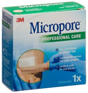 3M MICROPORE VLIES o Disp 25mmx5m hf ref