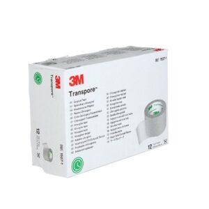 3M TRANSPORE Rollenpfl 25mmx9.14m trans (n) 12 Stk