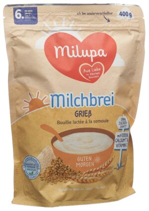 MILUPA Milchbrei Griess 6M Btl 400 g