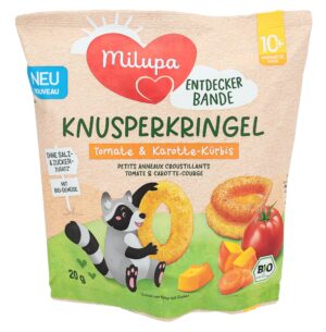 MILUPA Bio Knusperkringel Tom&Karot Kürb 10M  20 g