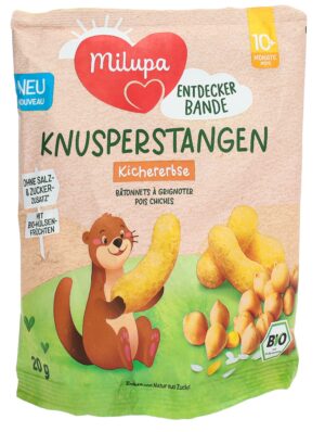 MILUPA Bio Knusperstangen Kichererbse 10M     20 g