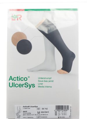 ACTICO UlcerSys Unterstrumpf XL stand sand 3 Stk