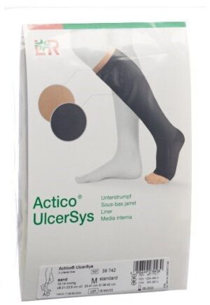 ACTICO UlcerSys Unterstrumpf XL lang sand 3 Stk