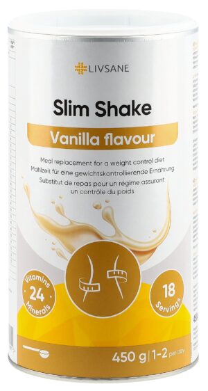 LIVSANE Slim Shake Vanille Geschmack         450 g